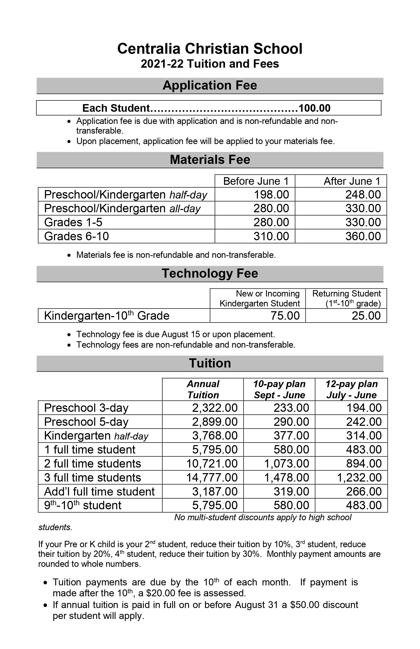 Tuition